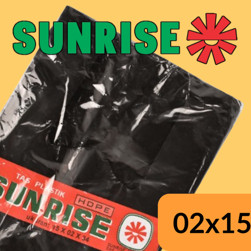 [SUN.S215H] Sunrise 002x15x34 Hitam Pak(50)