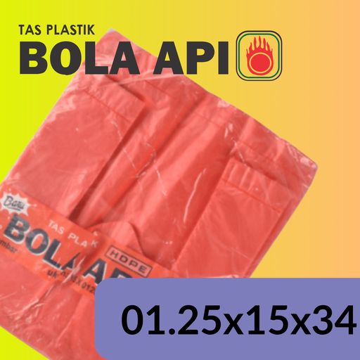 [SUN.BA15M] Bola Api 00125x15x34 Merah Pak(50)