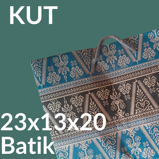 [KUT.2313B] KUT Paper Bag NBK 23x13x20 Batik